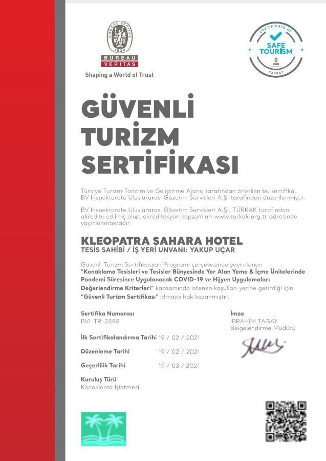 Kleopatra Sahara Hotel Alanya Kültér fotó
