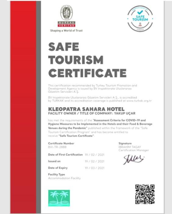Kleopatra Sahara Hotel Alanya Kültér fotó